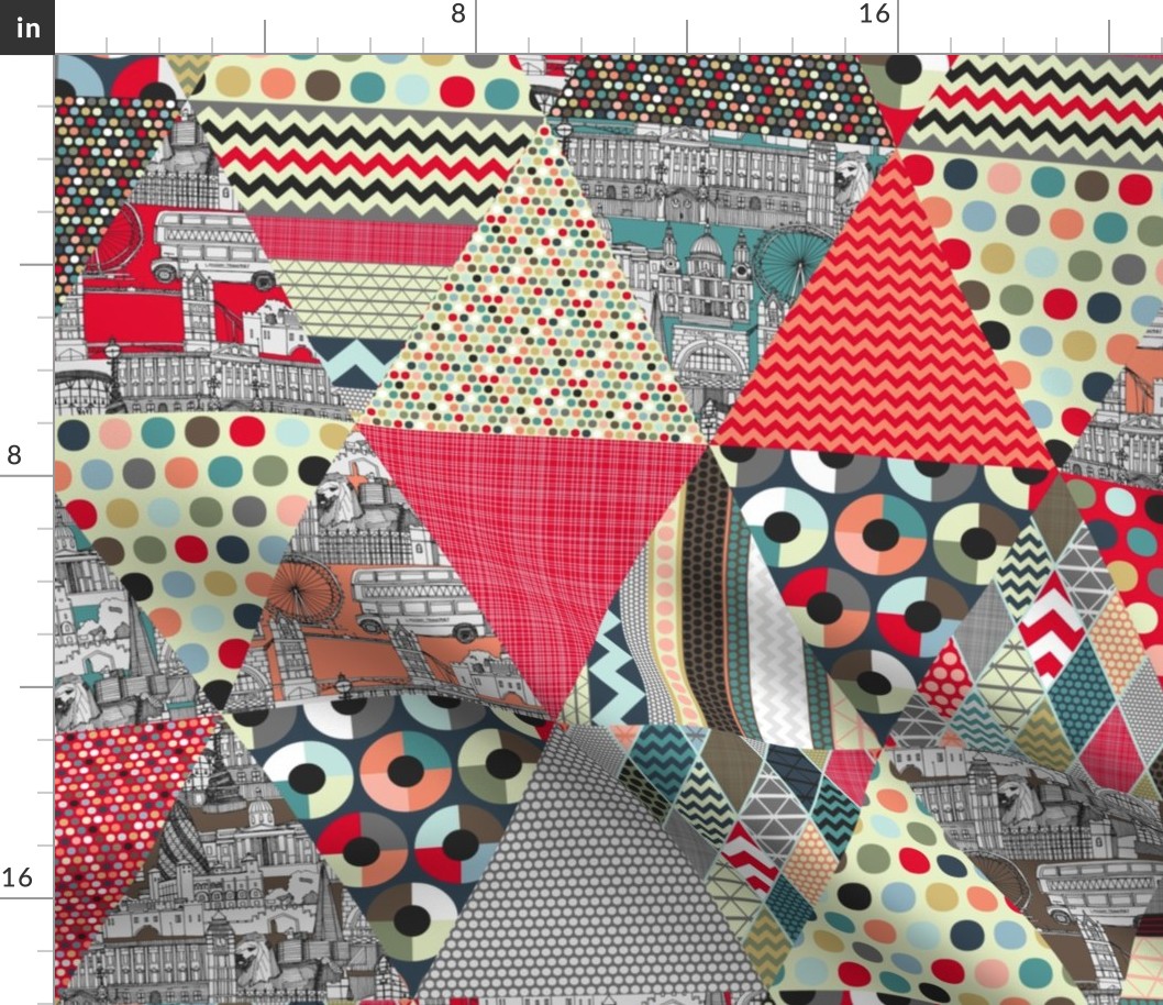 London triangle quilt