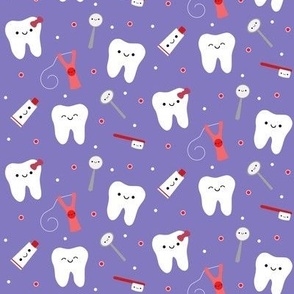 Happy Teeth & Friends - Purple