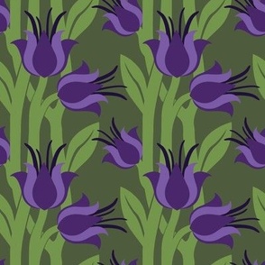 Flower Vines ( Purple )