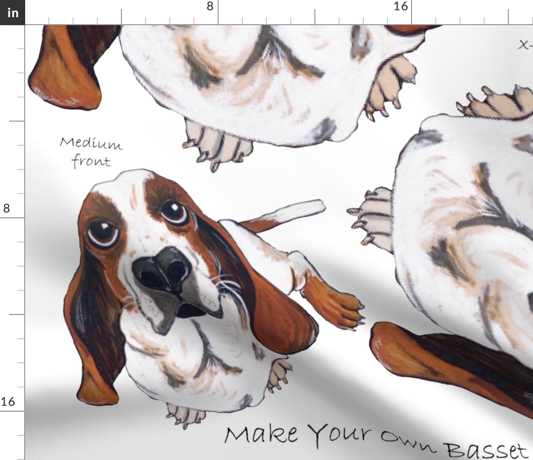 Make Your Own Basset Hound Pillows