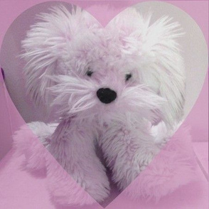 Pink pooch heart