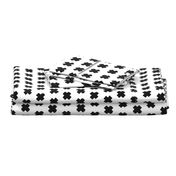 Black and white cross and abstract plus sign geometric grunge brush strokes scandinavian style print