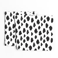 Black clouds black and white abstract geometric gender neutrals prints for kids