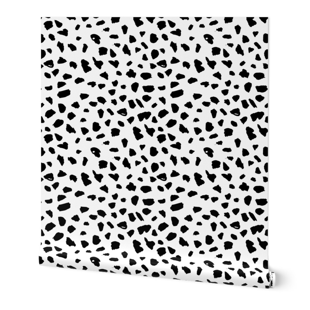 Spoonflower Removable Wallpaper Swatch - Leopard Animal Print