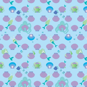 MERMAIDS-HIDE-AND-SEEK-BIG-PEARL-spoonflower-contest-May-19_2015-copy