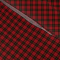 Wallace clan tartan, small 0.8" repeat