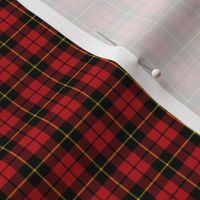 Wallace clan tartan, small 0.8" repeat