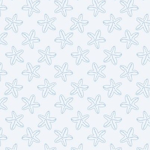 Starfish harmony blue and white