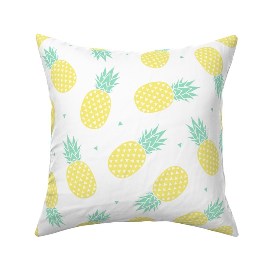 Pineapples - White Background