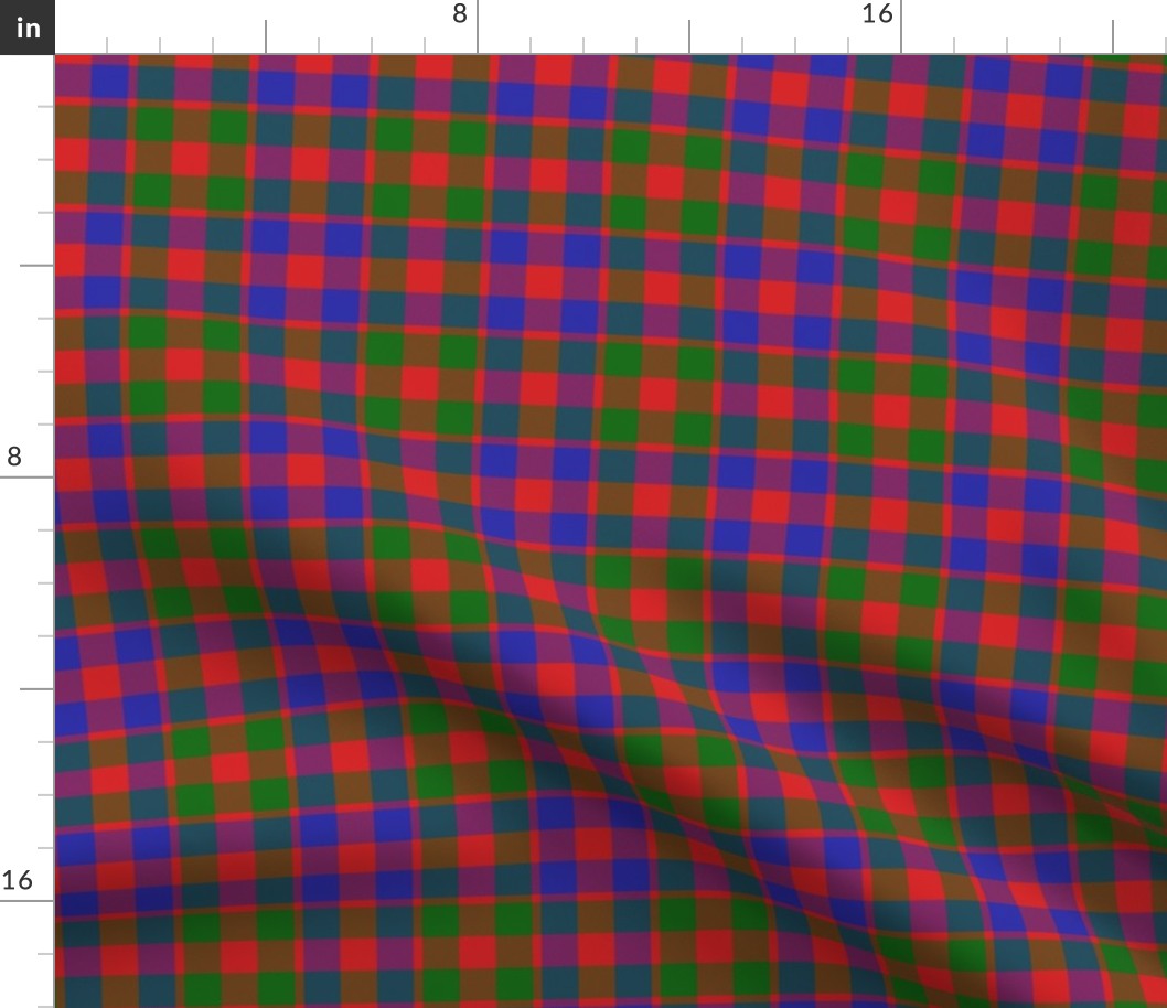 Gow or MacGowan tartan from 1700s, 4" modern colors