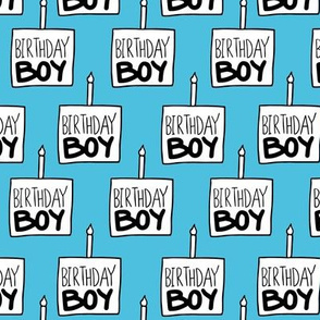 Birthday Boy in Blue - 1.5"