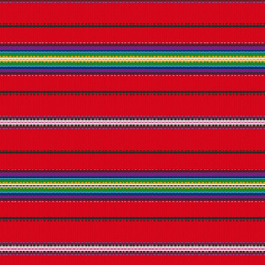 Stripes by Pyhalepa, red, Hiiumaa