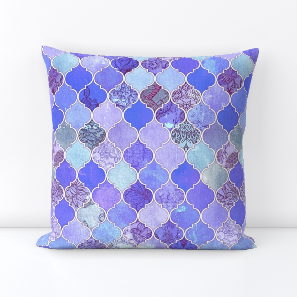 Purple and Lilac Decorative Moroccan Tiles
