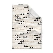 Weathered Triangles - Black
