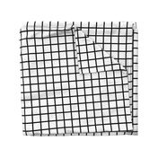 Grid Black on White