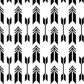 Arrow Mirror Black & White-ed