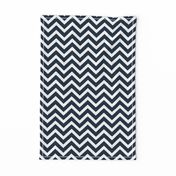  Chevron in Marine Navy and Seacap White Bands