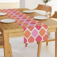 Coral and Pink Ikat