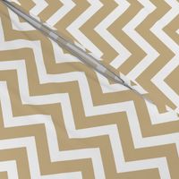 Chevron in Gold Wavy Zigzag