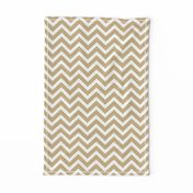 Chevron in Gold Wavy Zigzag