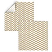 Chevron in Gold Wavy Zigzag