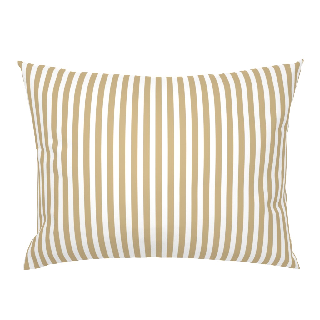 Gold and White Sailor Stripe