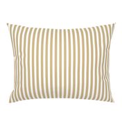 Gold and White Sailor Stripe