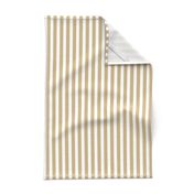 Gold and White Sailor Stripe