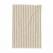 Gold and White Sailor Stripe