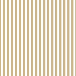 Gold and White Sailor Stripe