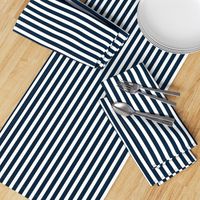 Navy and White Sailor Stripes