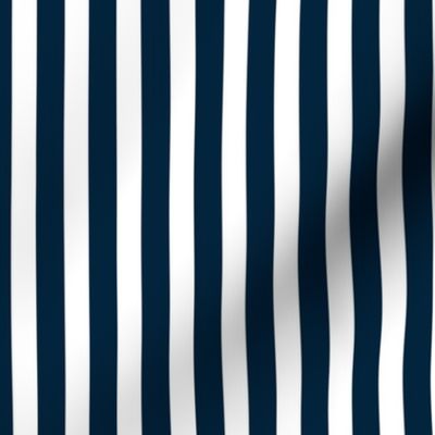 Navy and White Sailor Stripes