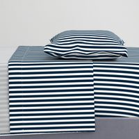 Navy and White Sailor Stripes