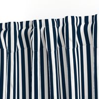 Navy and White Sailor Stripes