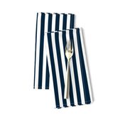 Navy and White Sailor Stripes