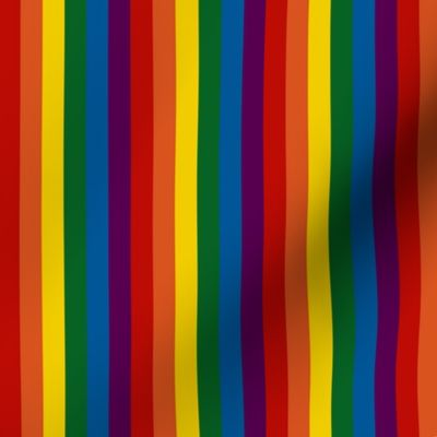 Rainbow Vertical Stripes