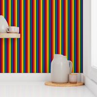 Rainbow Vertical Stripes