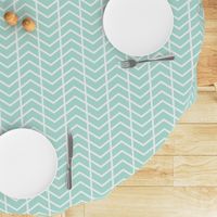 chevron stripe mint