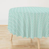 chevron stripe mint