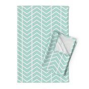 chevron stripe mint