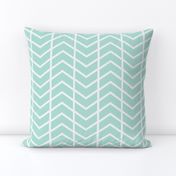 chevron stripe mint