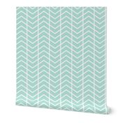 chevron stripe mint