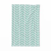 chevron stripe mint