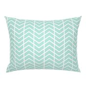 chevron stripe mint