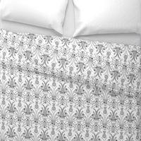 Bobwhite Damask Black and White