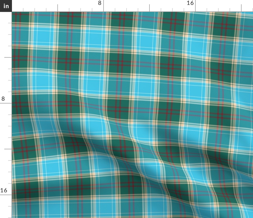 Michigan tartan - great lakes, 4"