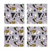 Smooth Fox Terrier Large Pastel Plaid 