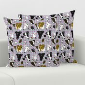 Smooth Fox Terrier Large Pastel Plaid 