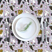 Smooth Fox Terrier Large Pastel Plaid 
