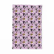 Smooth Fox Terrier Fabrics In Pink TINY